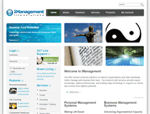 Tablet Screenshot of imanagement.com